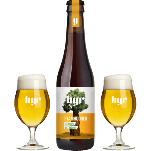 Stamhouder Byr 75cl met glazen